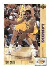1991-92 Upper Deck Base Set Tony Smith #128 card