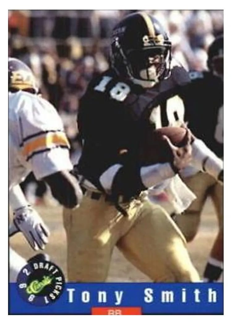 1992 Classic Draft Picks Tony Smith #14 card