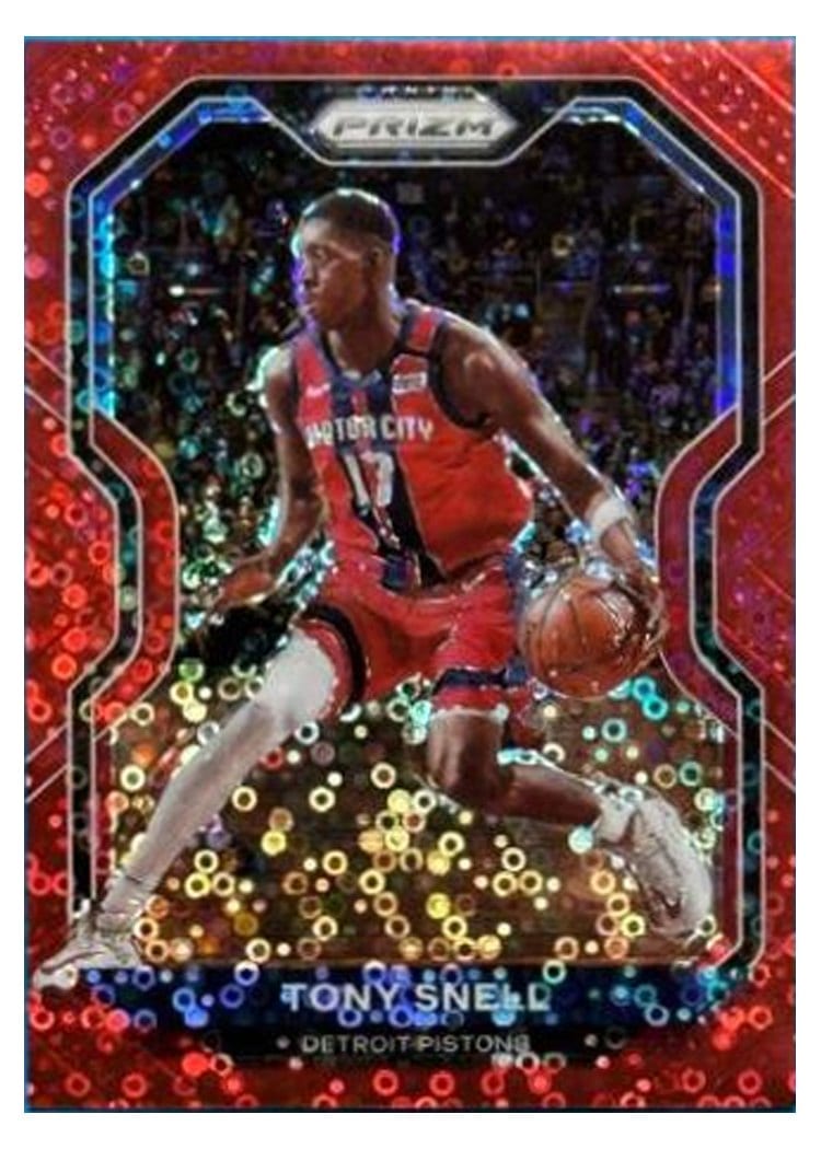 2020-21 Panini Prizm Base Set Tony Snell Fast Break Red Prizm #129 card