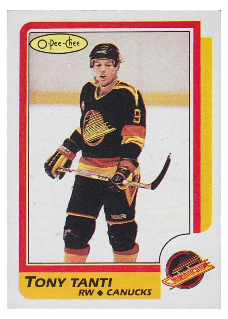 1986 O-Pee-Chee Tony Tanti #120 card