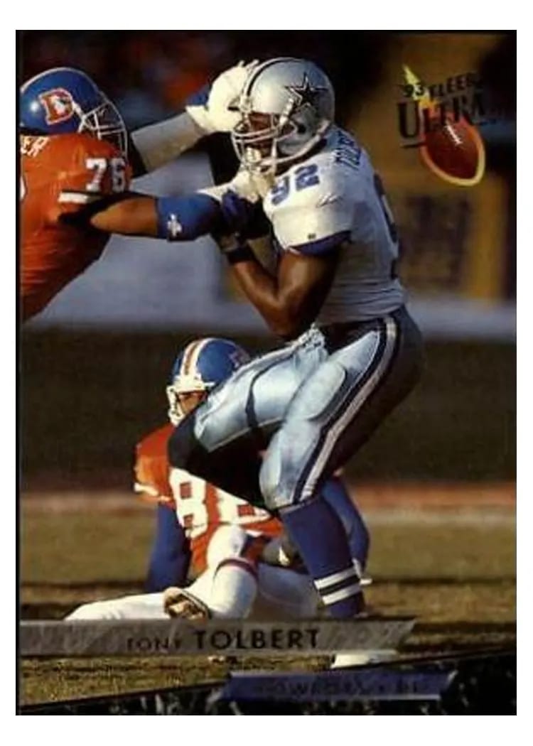 1993 Ultra Tony Tolbert #104 card