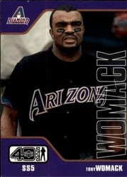 2002 Upper Deck 40-Man Base Set Tony Womack #650 card