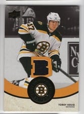 2023-24 Upper Deck Boston Bruins Centennial Centennial Cloth Relics Torey Krug #CCR-TK card