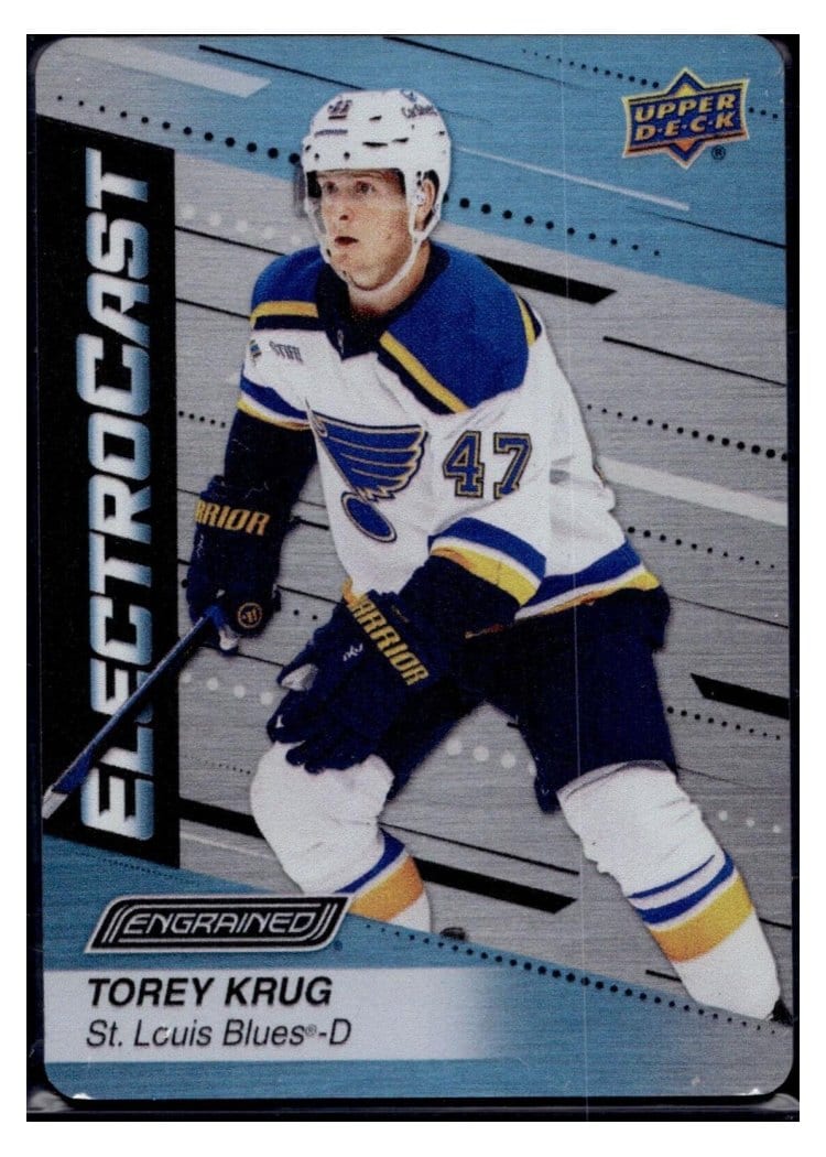 2023-24 Upper Deck Engrained ElectroCast Metal Torey Krug #EC-9 card