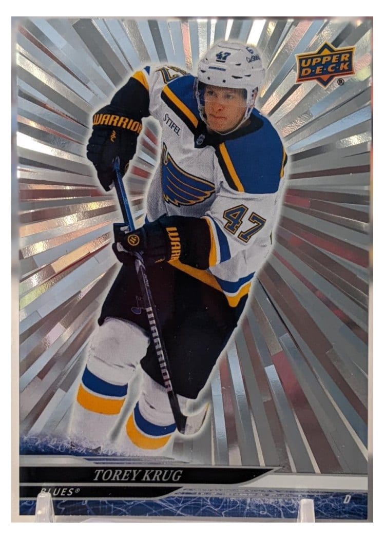 2024-25 Upper Deck Base Set Torey Krug Outburst Silver #398 card