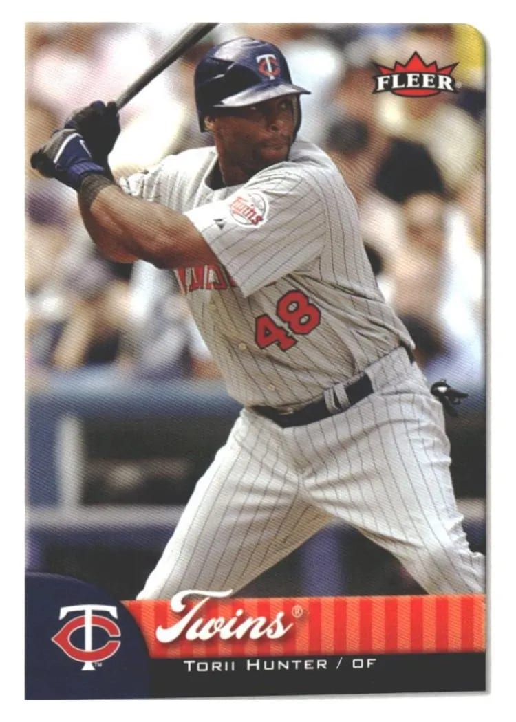 2007 Fleer Torii Hunter #145b card