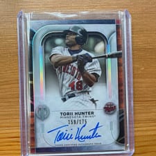 2022 Topps Tribute Autographs Torii Hunter #TA-TH card