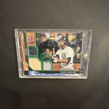 2022 Topps Tribute Triple Relics Torii Hunter #TTR-TH card