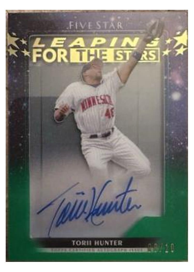 2024 Topps Five Star Leaping For The Stars Torii Hunter #RS-TH card