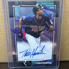 2025 Finest Autographs Torii Hunter #FA-THU