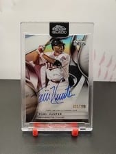 2025 Topps Chrome Black Autographs Torii Hunter #CBA-TH card