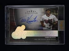 2025 Topps Five Star Five Time Signatures Torii Hunter #FTS-TH card