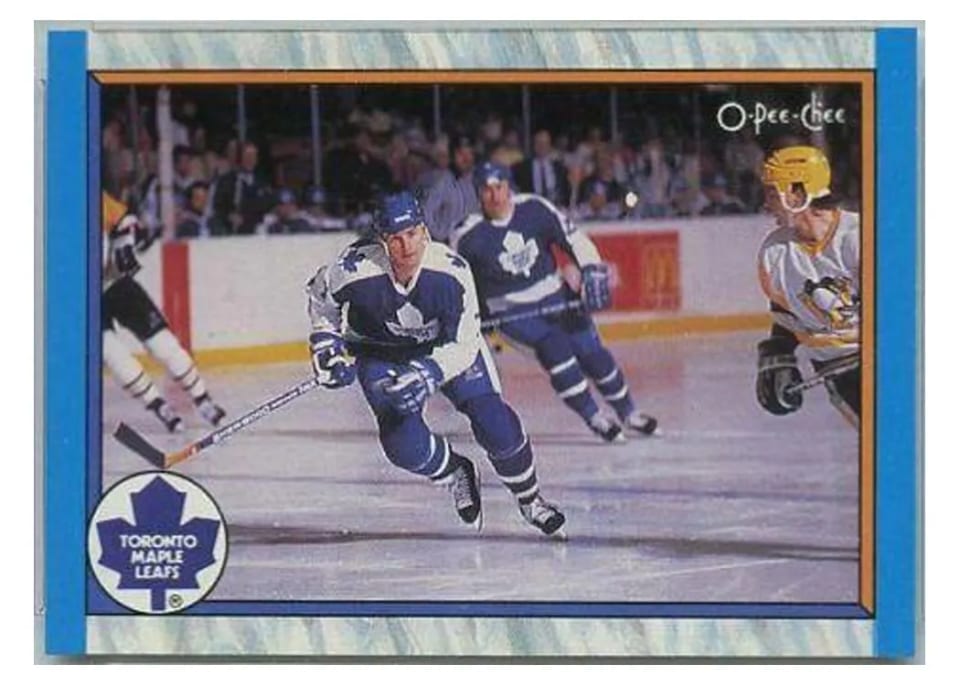 1989 O-Pee-Chee Toronto Maple Leafs #315 card