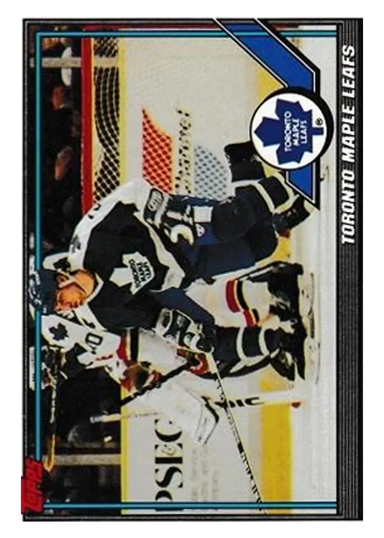 1991 Topps Toronto Maple Leafs #123 card