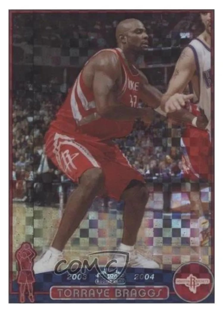 2003 Topps Chrome Torraye Braggs #157 card