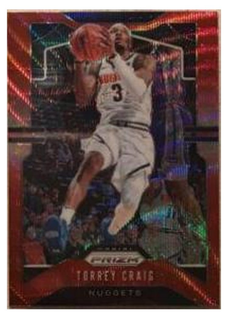 2019-20 Panini Prizm Base Set Torrey Craig #87 card