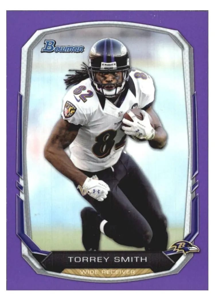 2013 Bowman Torrey Smith #3 card