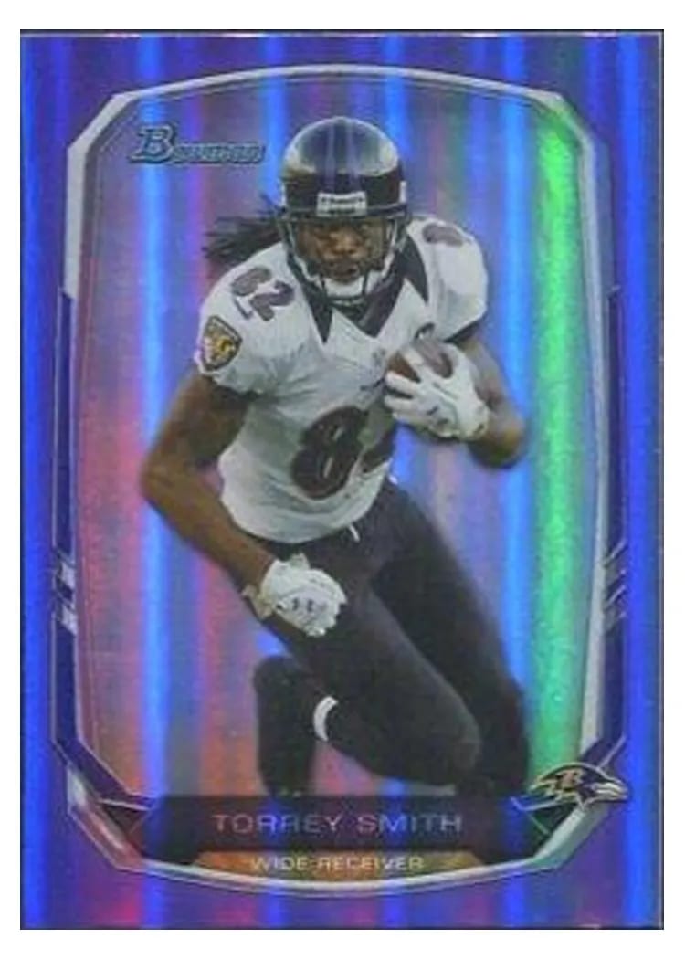 2013 Bowman Torrey Smith #3 card