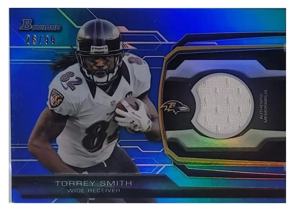 2013 Bowman Torrey Smith #3 card