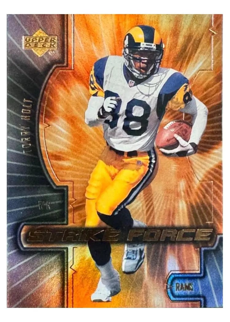 2000 Upper Deck Strike Force Torry Holt #SF6 card