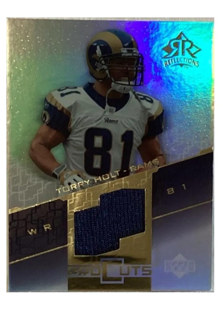 2004 Upper Deck Reflections Pro Cuts Torry Holt #PC-TH card