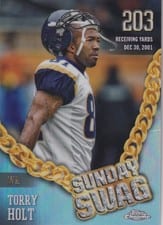 2024 Topps Chrome Sunday Swag Torry Holt #SS-21 card