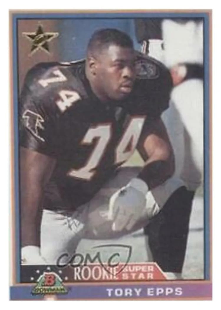 1991 Bowman Tory Epps #11 card