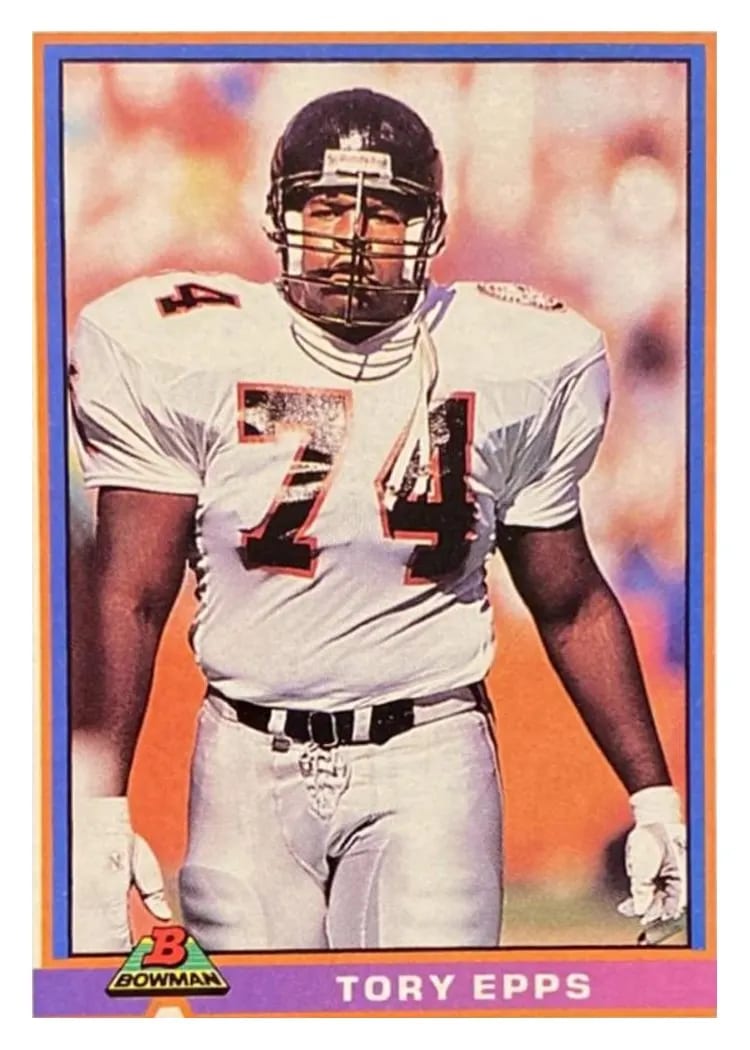 1991 Bowman Tory Epps #25 card