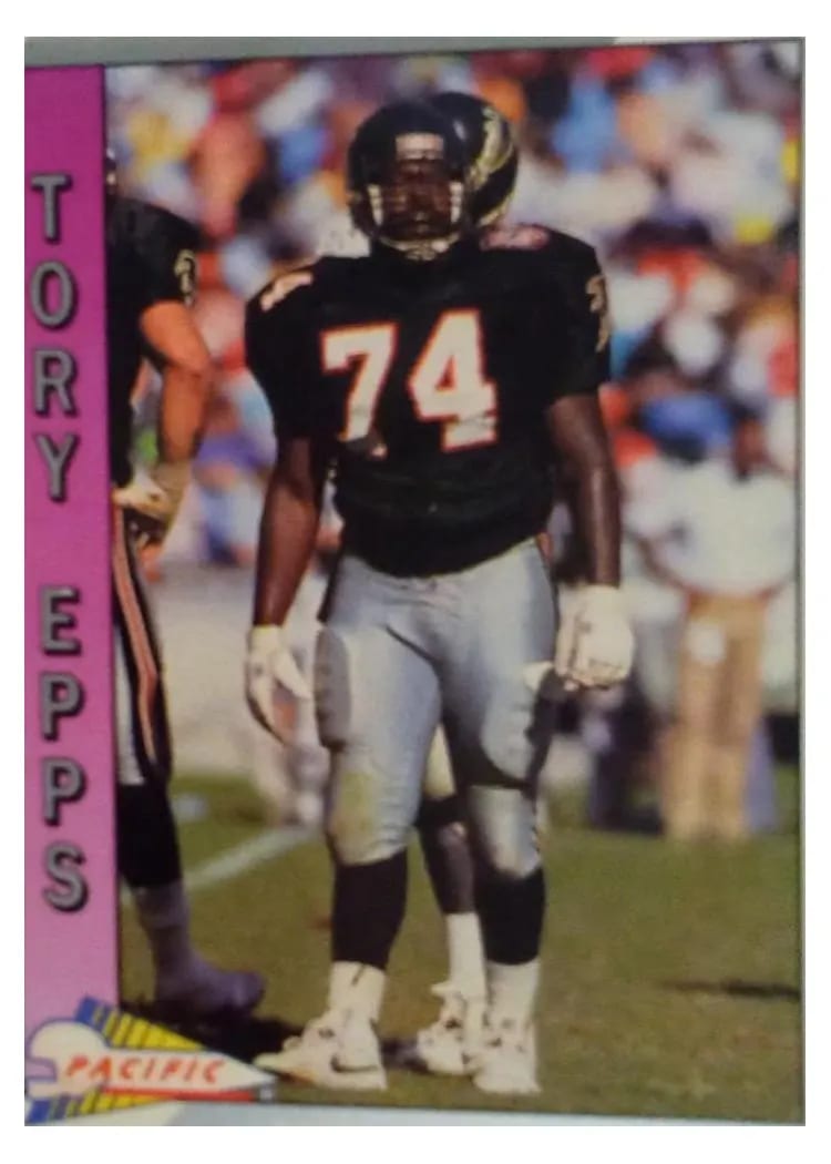 1991 Pacific Tory Epps #10 card
