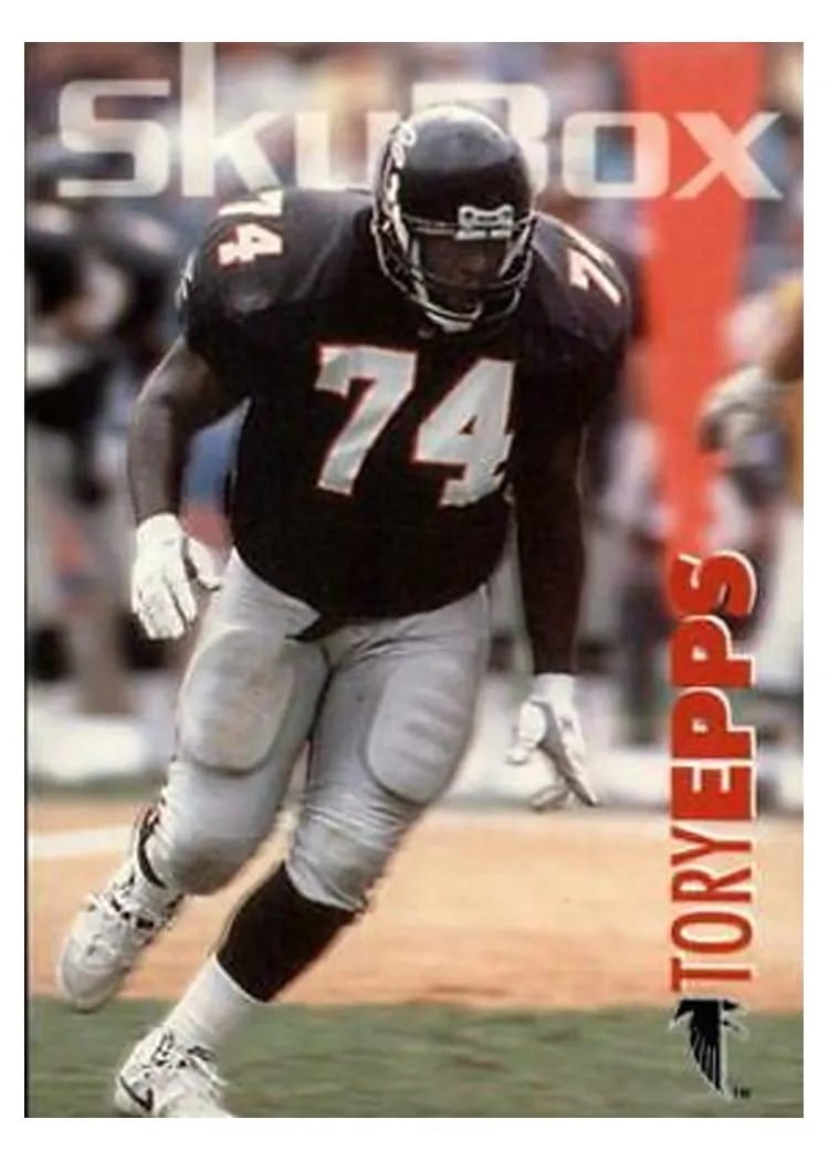 1993 Skybox Impact Tory Epps #4 card