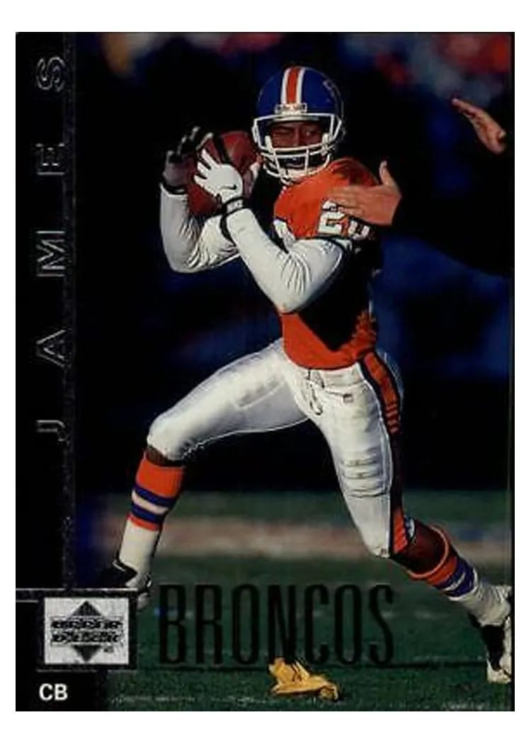 1997 Upper Deck Tory James #87 card