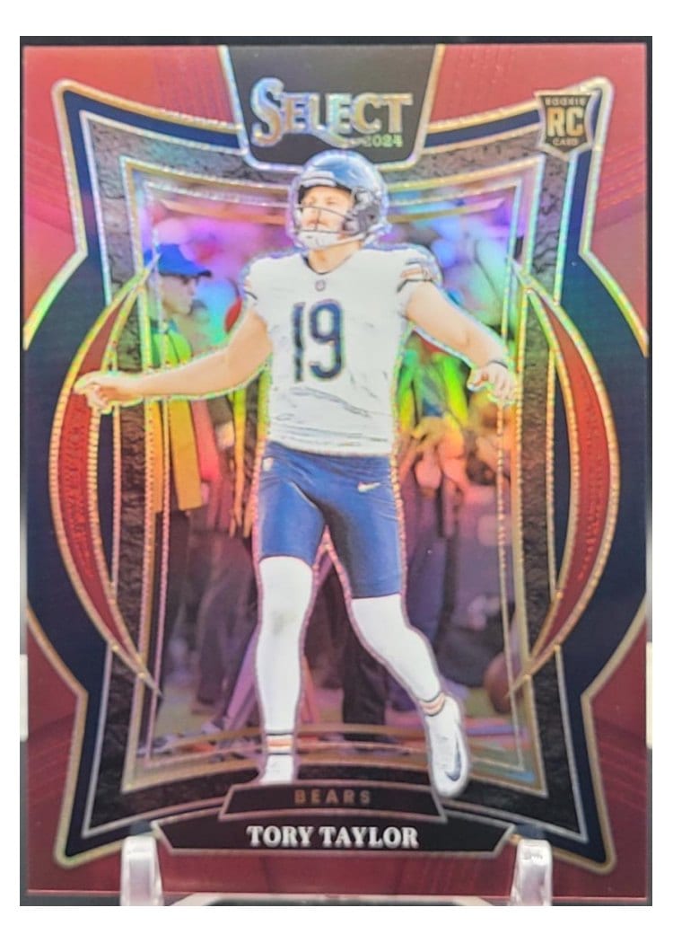 2024 Panini Select Base Set Tory Taylor Maroon Prizm #1 card