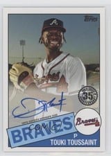2020 Topps 1985 Topps Baseball Autographs Touki Toussaint #85A-TTO card