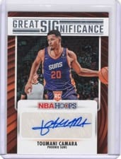 2023-24 Hoops Great SIGnificance Toumani Camara #GS-TOU card