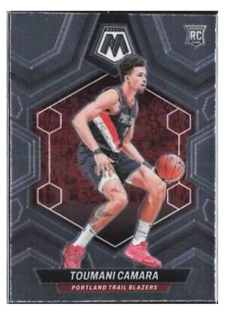 2023-24 Panini Mosaic Base Set Toumani Camara #249 card