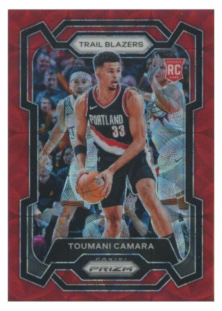 2023-24 Panini Prizm Base Set Toumani Camara #164 card