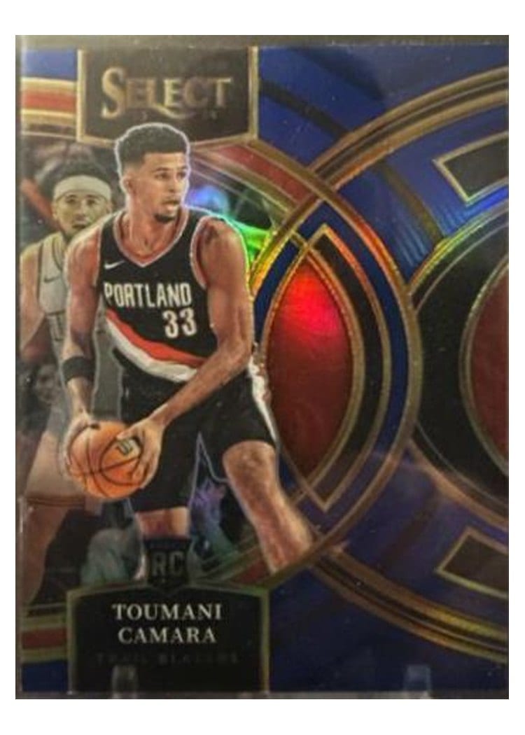 2023 Panini Select Toumani Camara Blue Prizm #115 card