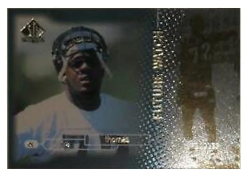 1998 SP Authentic Tra Thomas #24 card
