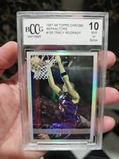 1997 Topps Chrome Tracy McGrady Refractor #125 card