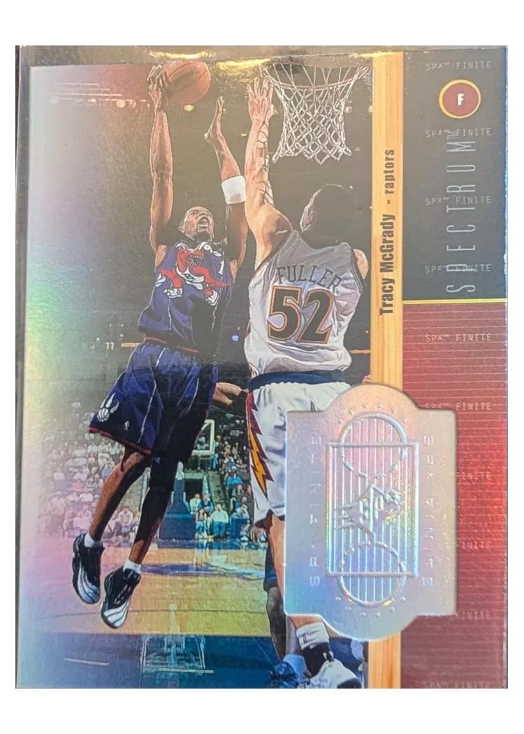1998 Spx Finite Spectrum Tracy McGrady #34 card