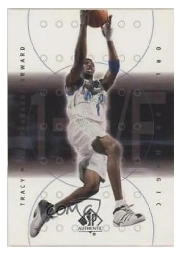 2000 SP Authentic Tracy McGrady #58 card