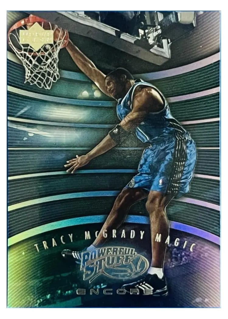 2000 Upper Deck Encore Powerful Stuff Tracy McGrady #PS5 card