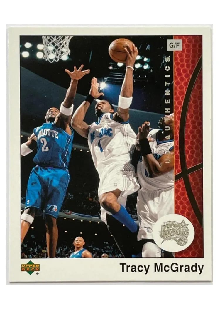 2002 Upper Deck Authentics Tracy McGrady #59 card