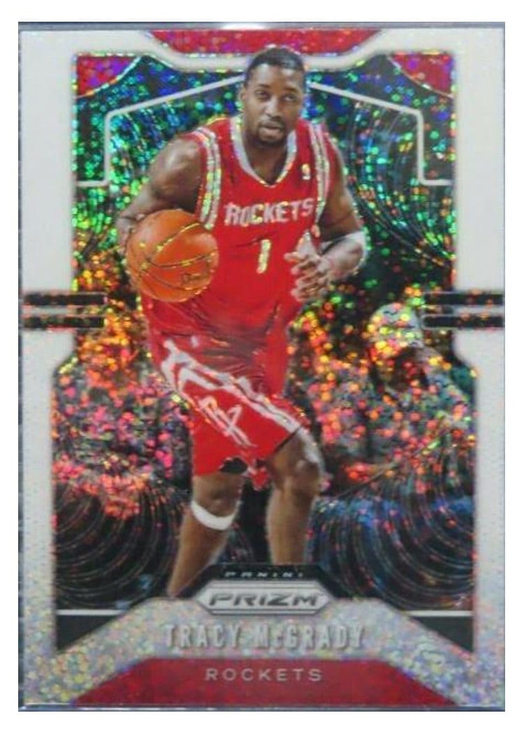 2019-20 Panini Prizm Base Set Tracy McGrady White Sparkle Prizm #26 card