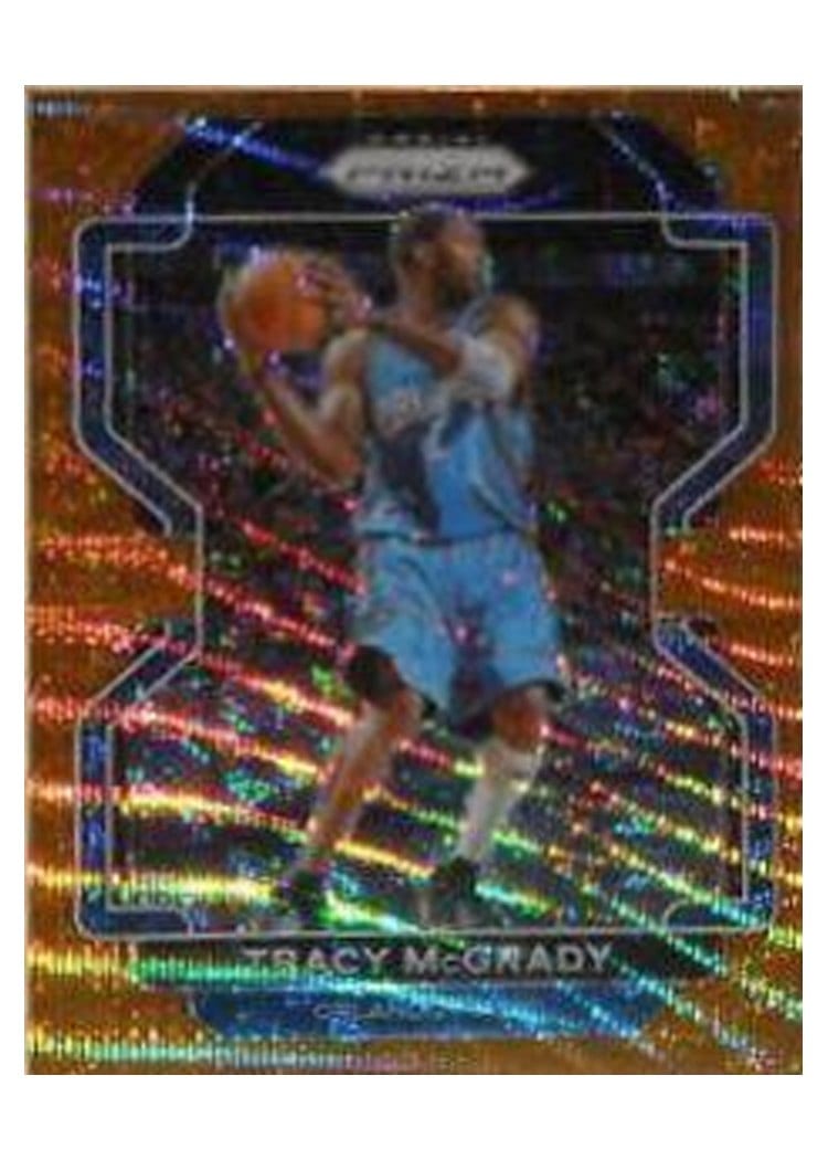2021-22 Panini Prizm Base Set Tracy McGrady Orange Wave #253 card