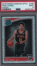 2018 Panini Donruss Optic Trae Young #198 card