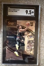 2018 Panini Select Trae Young #249 card