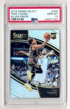 2018 Panini Select Trae Young #249 card