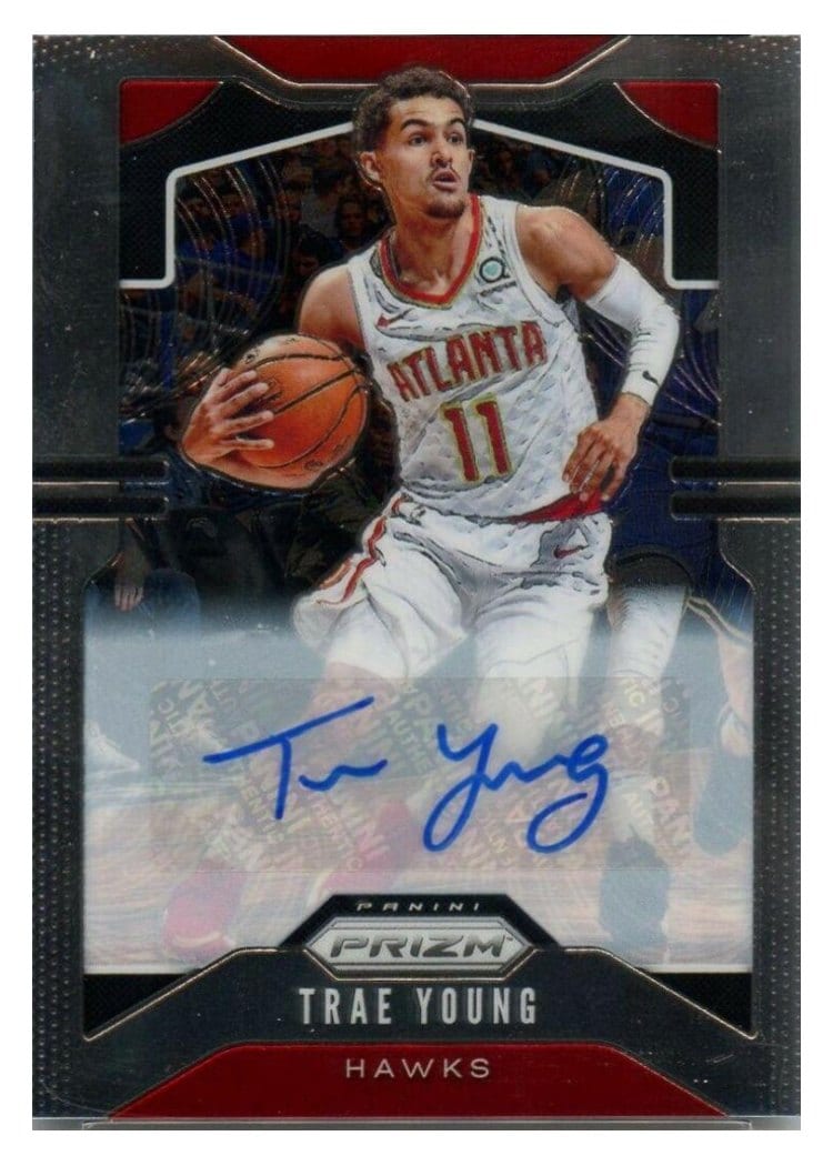 2019-20 Panini Prizm Base Set Trae Young #31 card