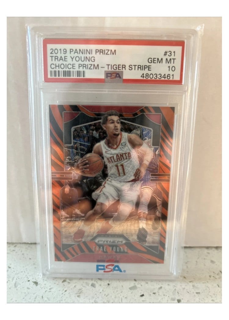 2019-20 Panini Prizm Base Set Trae Young #31 card